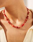 Collier BELINDA ROUGE